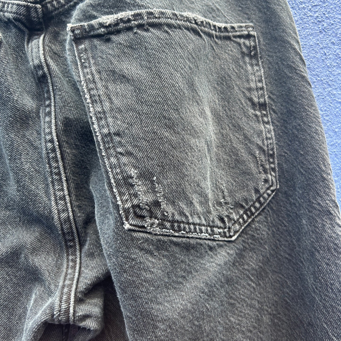 agolde faded black jamie jean