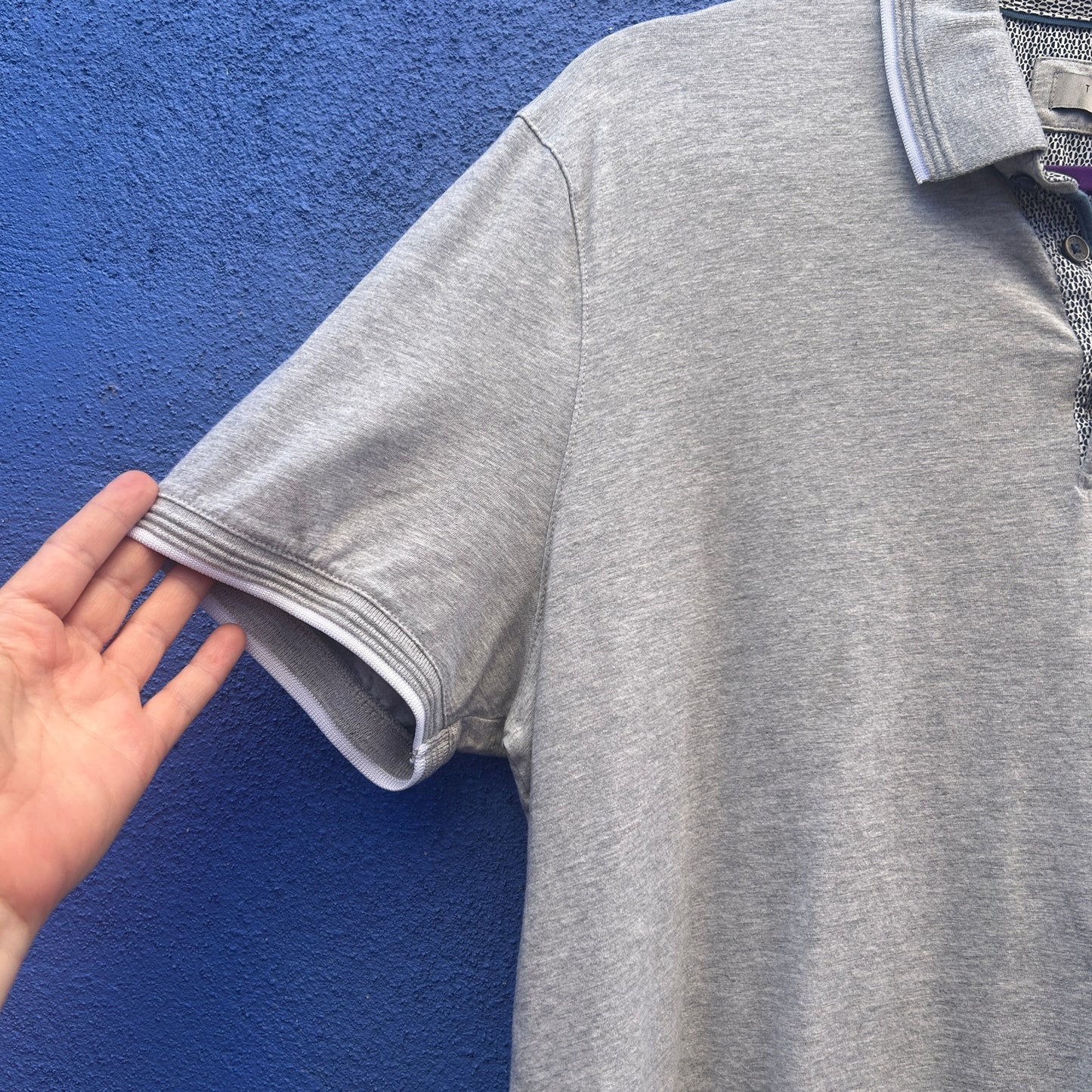 ted baker london gray polo shirt