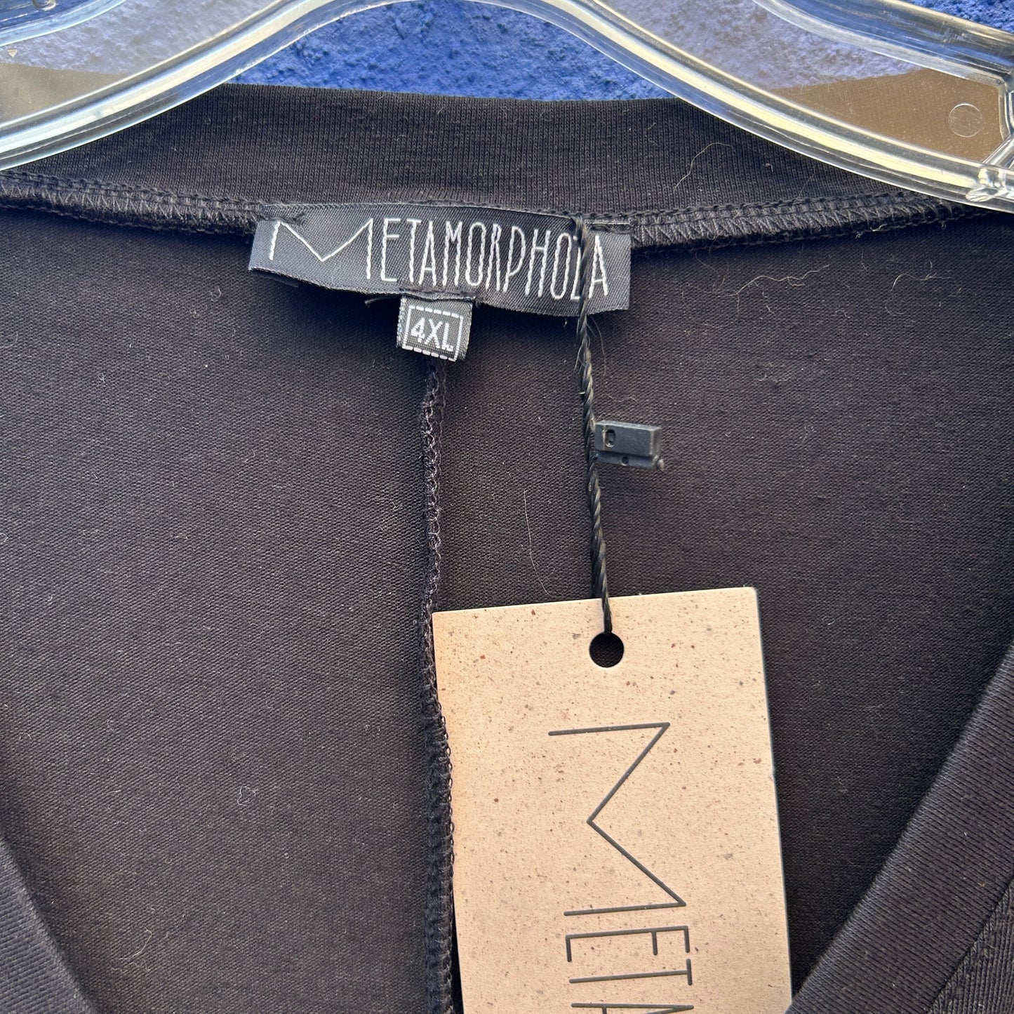 metamorphoza mesh balloon sleeve jersey top - NWT