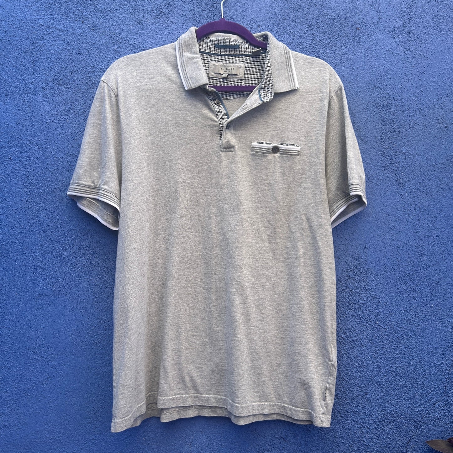 ted baker london gray polo shirt