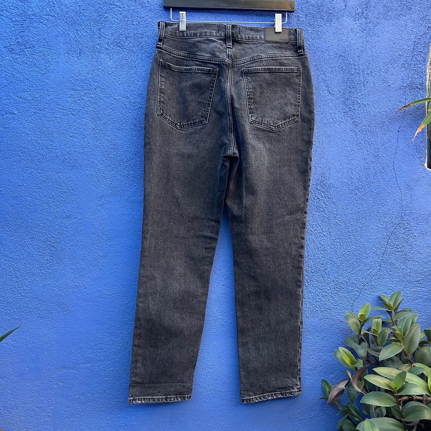 madewell the perfect vintage jean in faded black denim