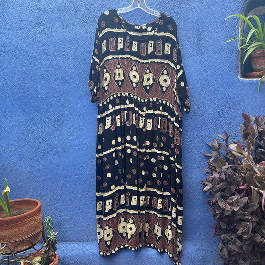 bila woman rayon market dress