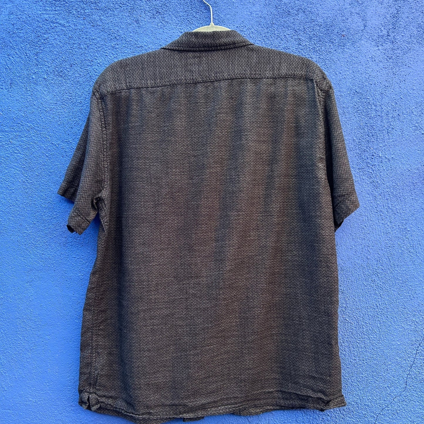 taylor stitch black short sleeve button up