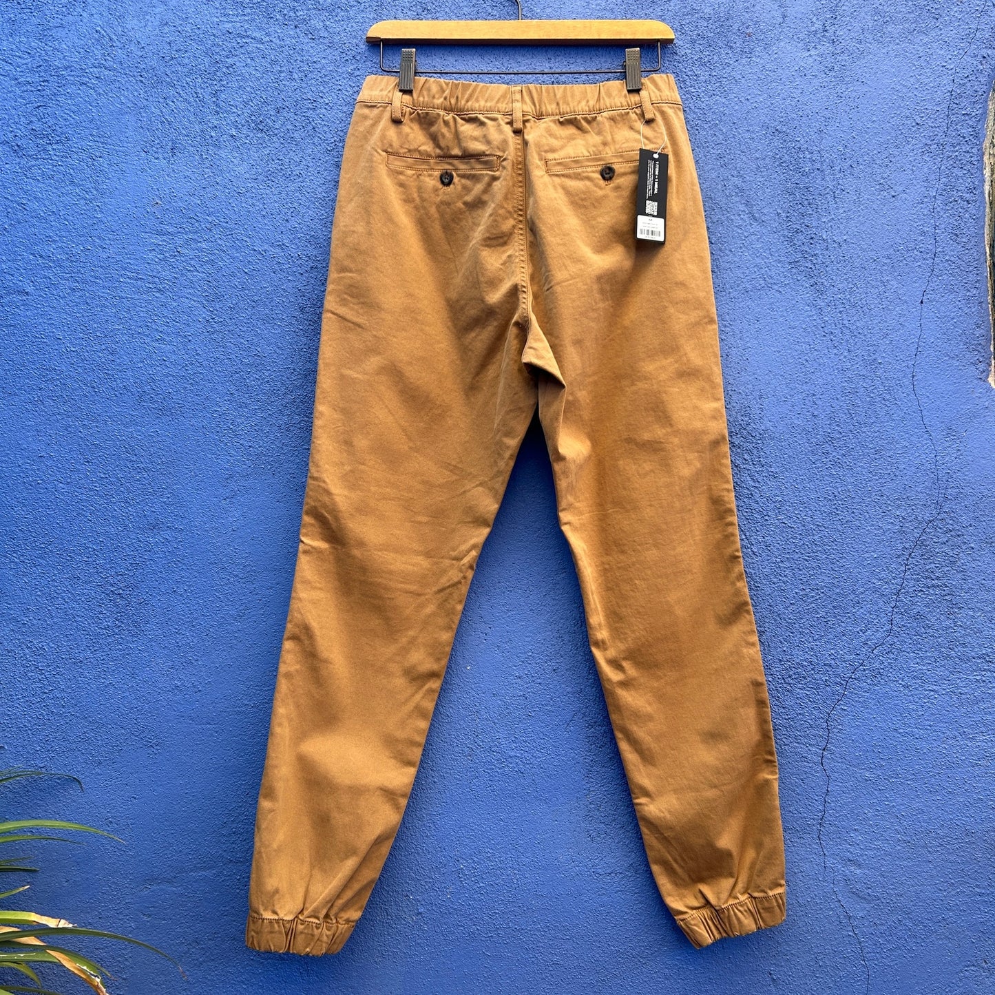 bearbottom tan joggers - NWT