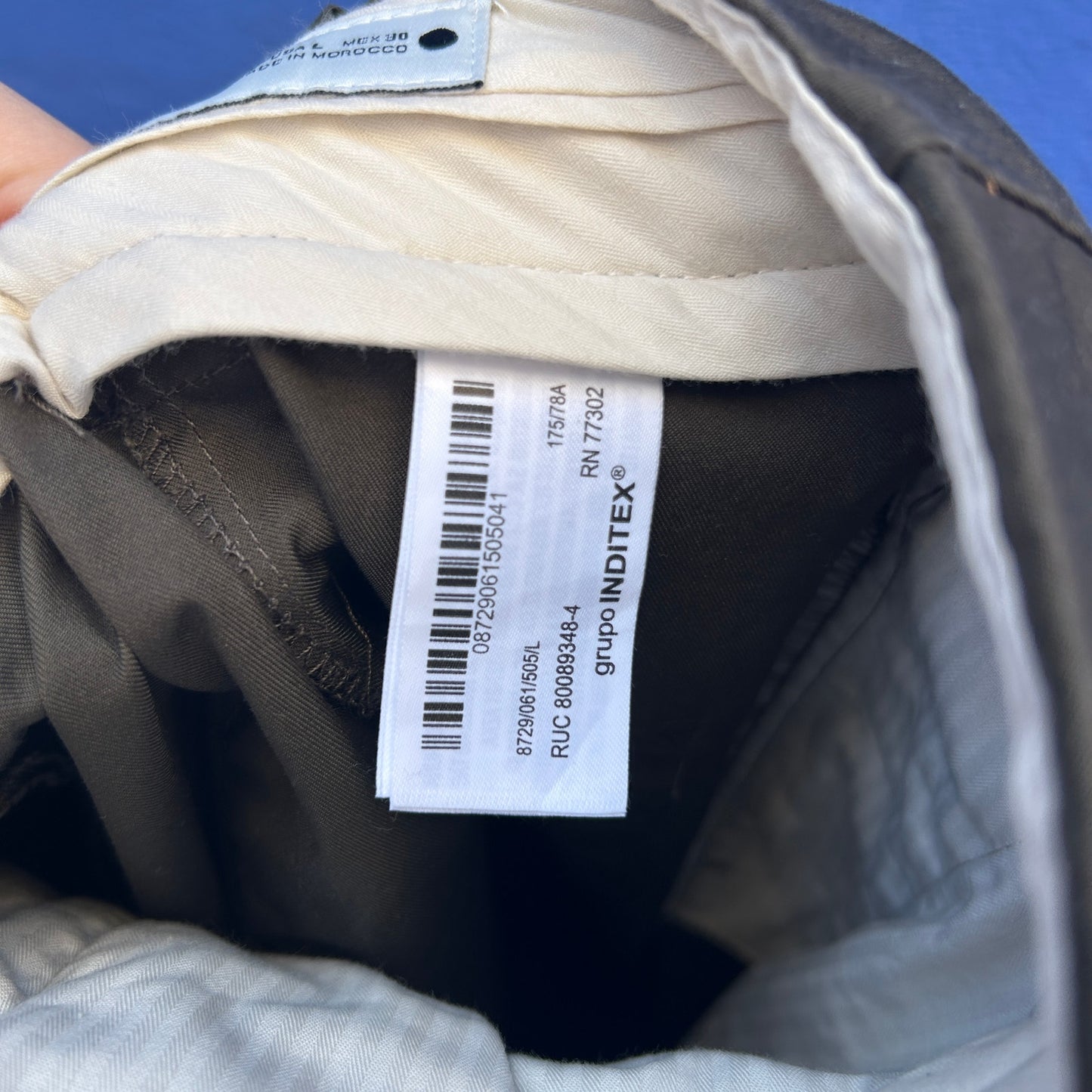 zara cropped high waist wide leg trouser