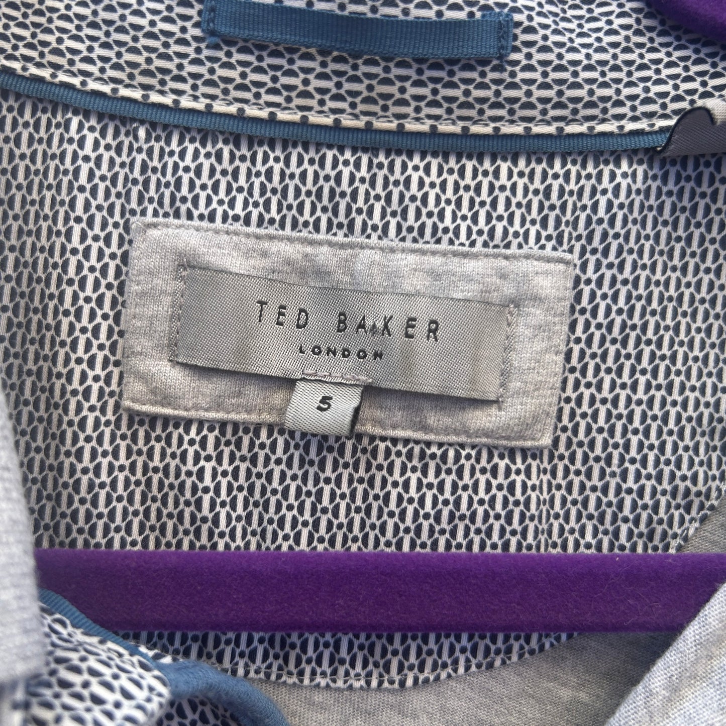 ted baker london gray polo shirt