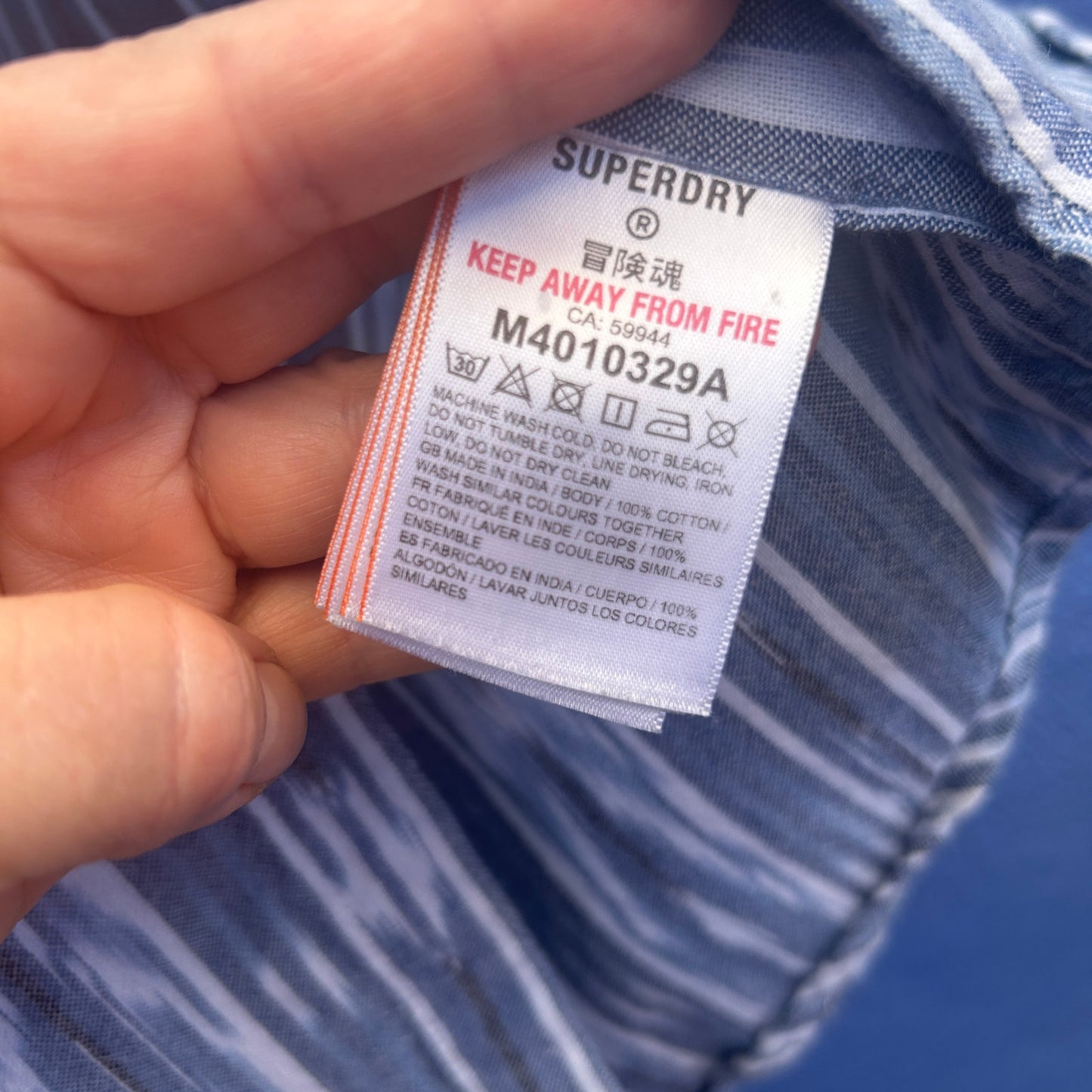 superdry ikat button up shirt