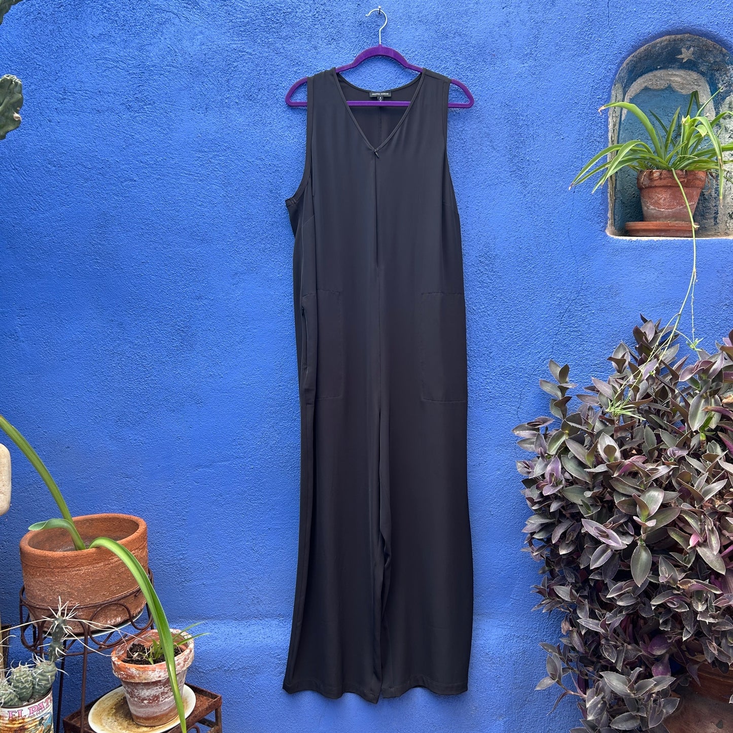 universal standard premier jumpsuit in black