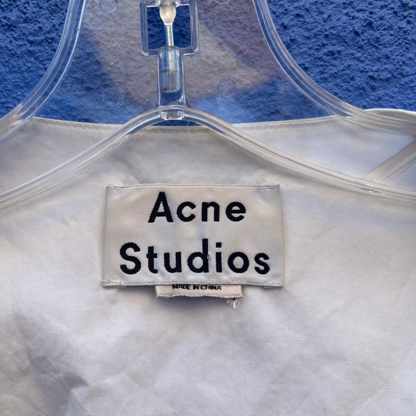ACNE STUDIOS Chen Pop Wrap Cotton-Poplin Dress