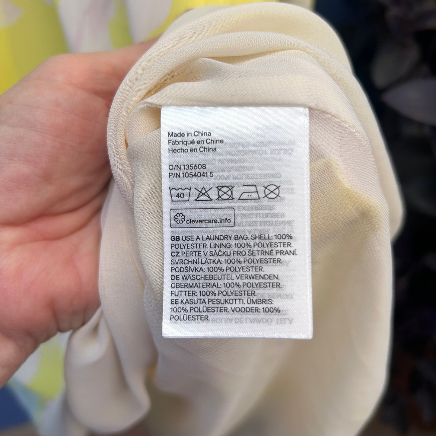 h&m yellow floral maxi dress