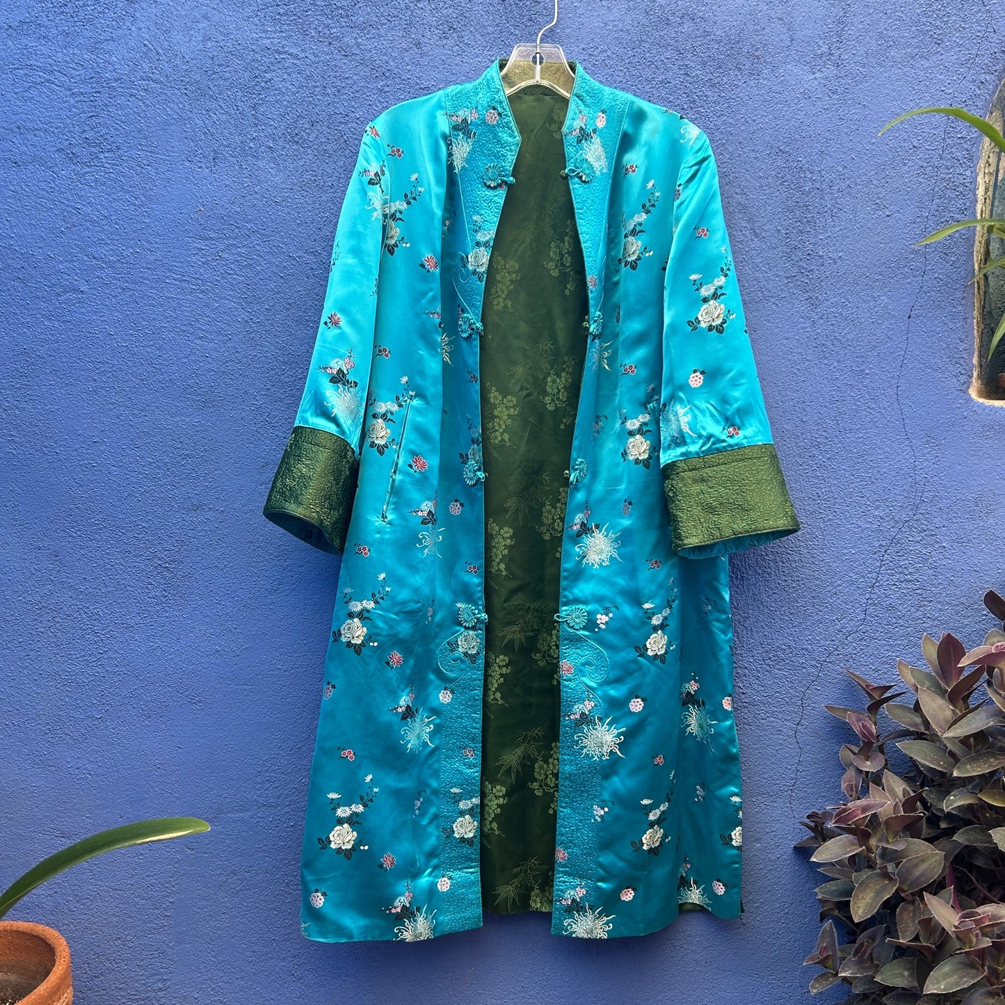 vintage chinese silk reversible jacket