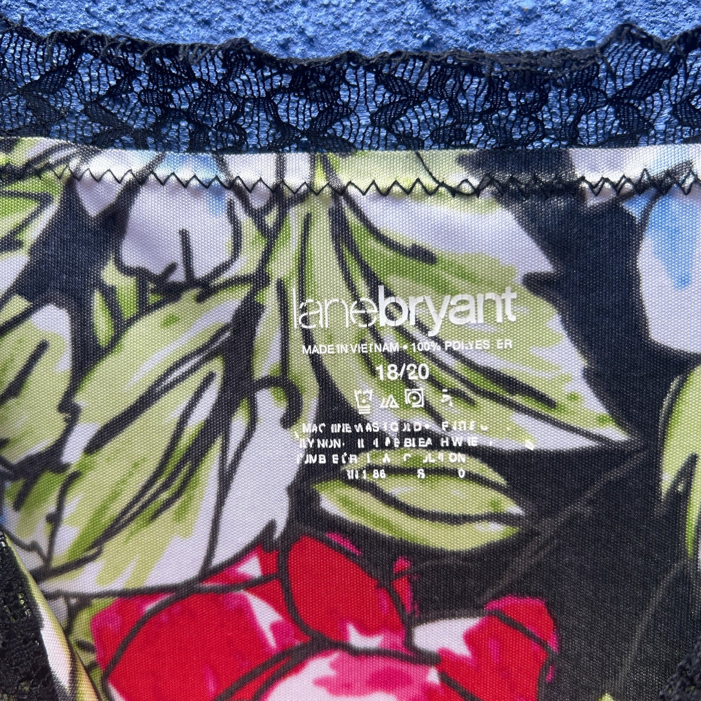 lane bryant floral and dot cami tank