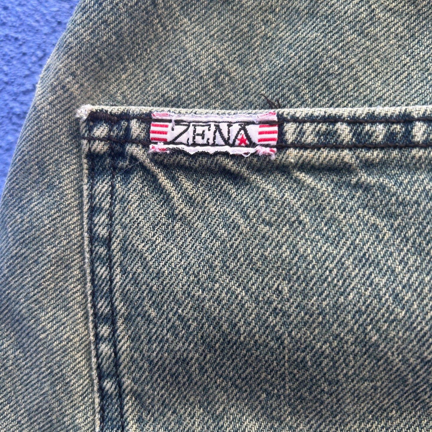 vintage 80s 90s zena exposed buttonfly cut off shorts