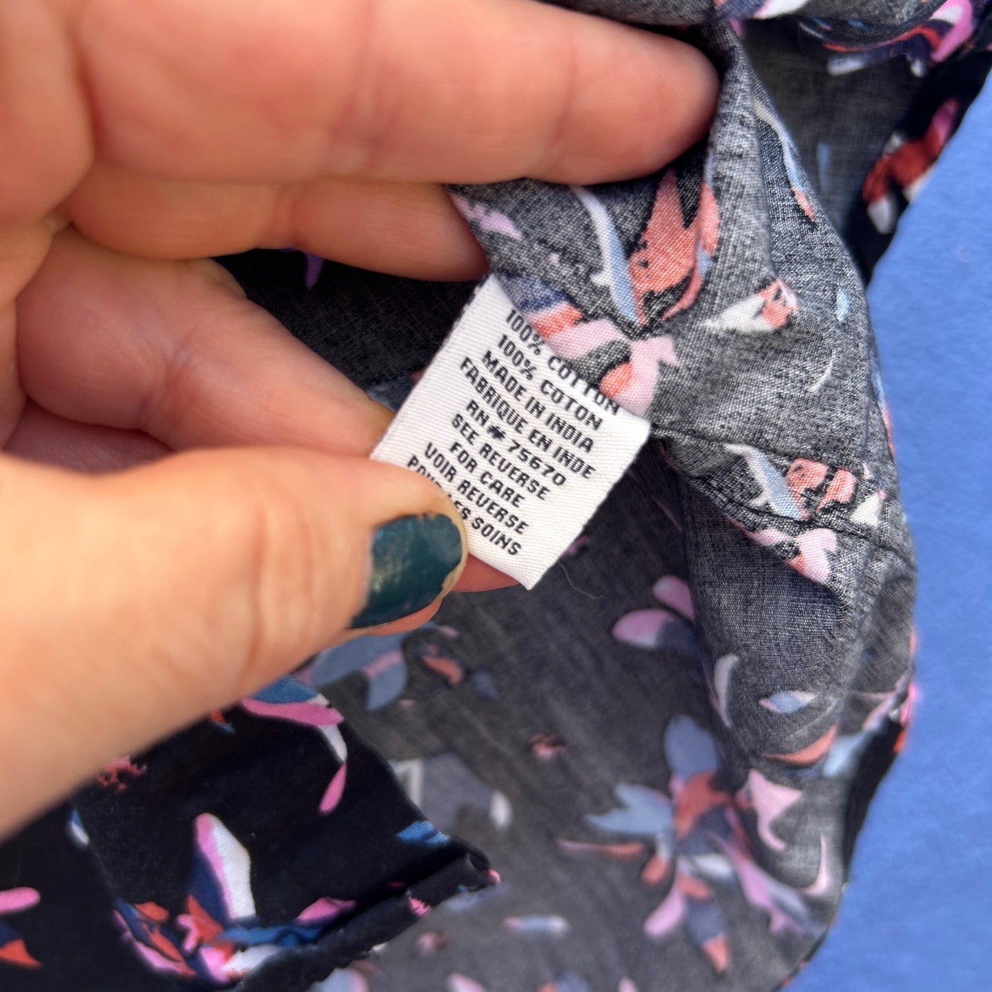 mbx premium goods abstract print short sleeve button down