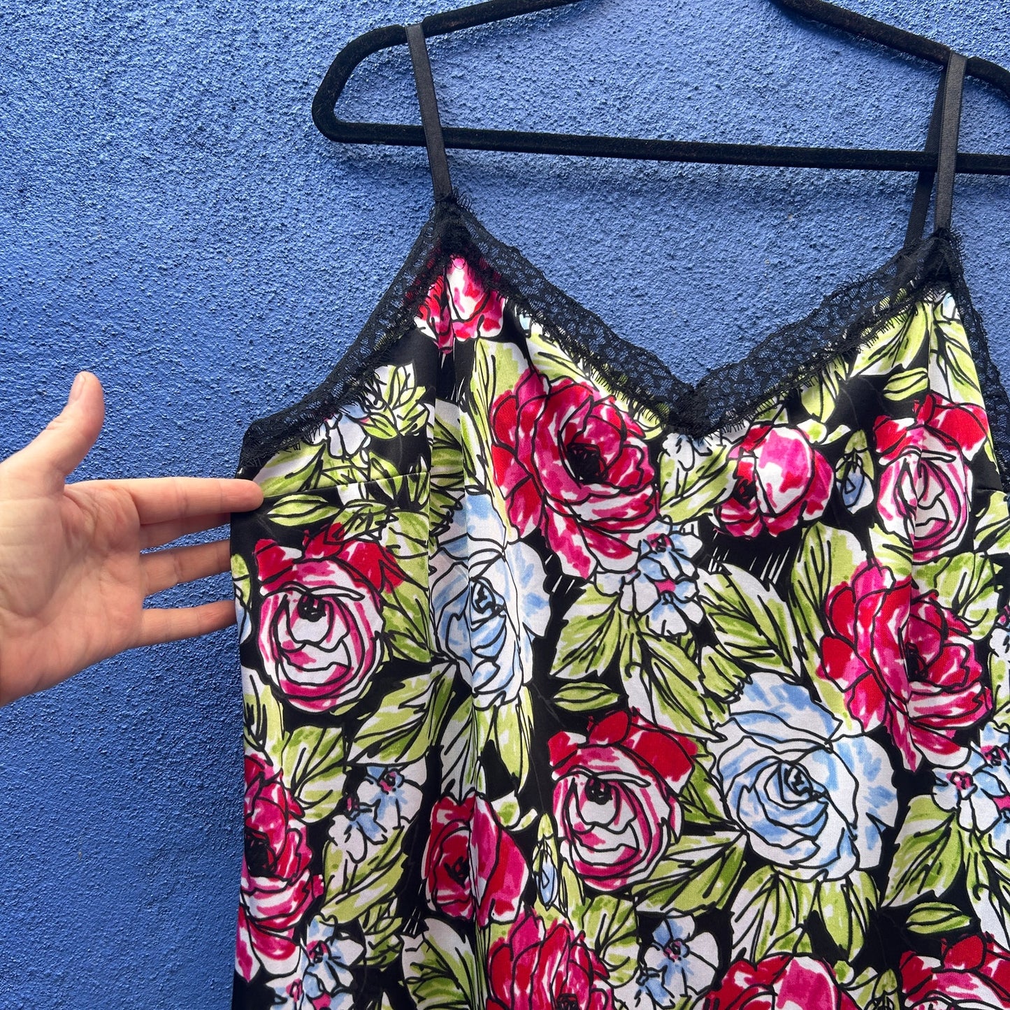 lane bryant floral and dot cami tank