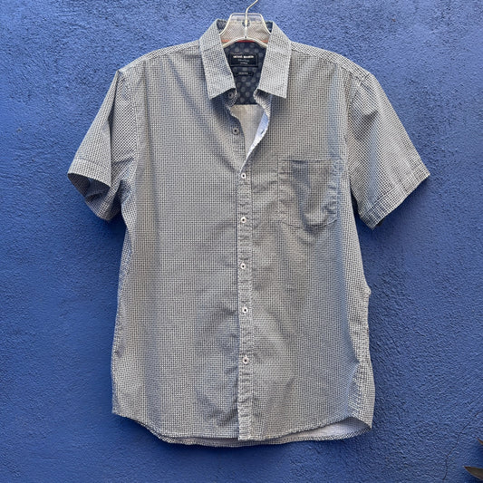 michael brandon los angeles short sleeve button up