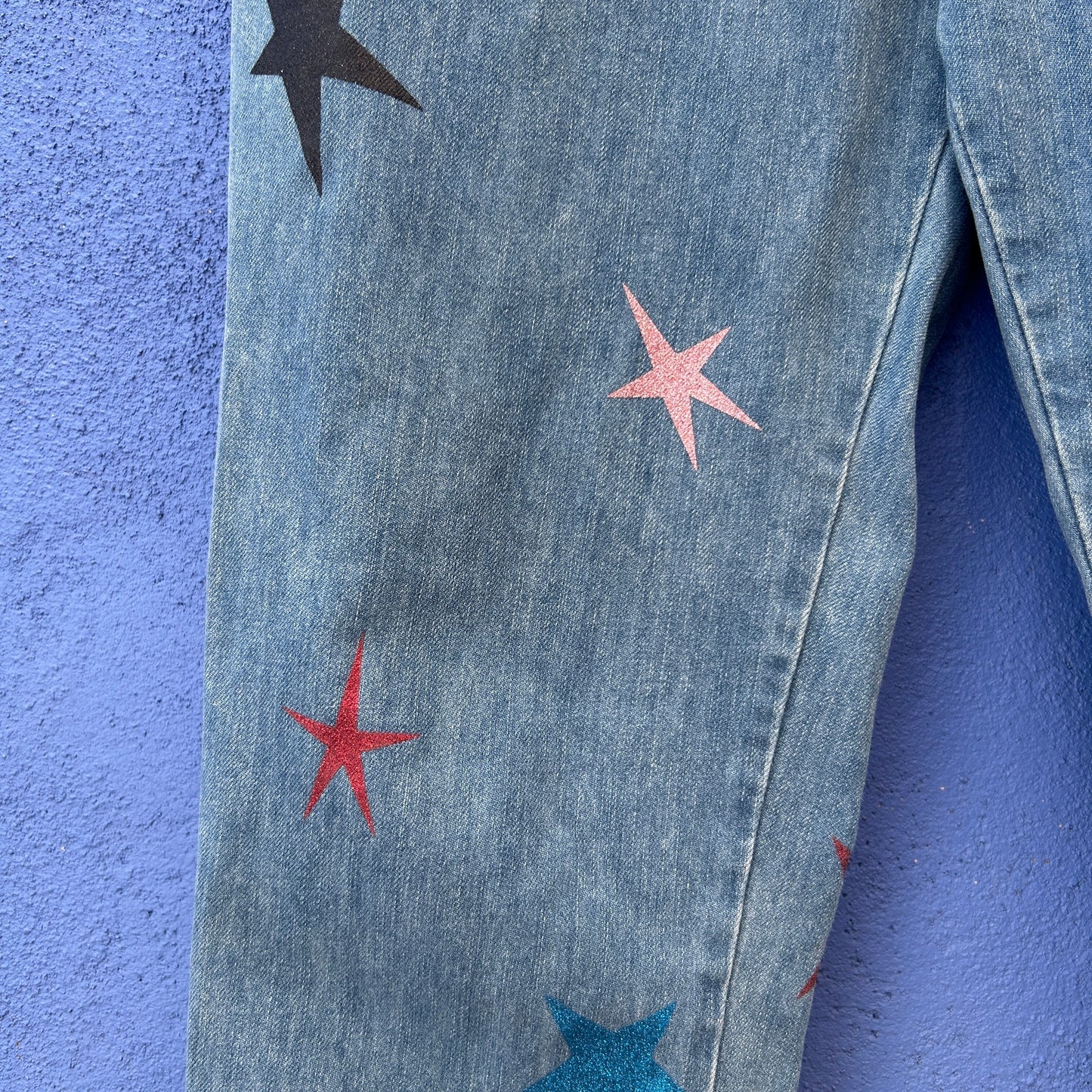 scotch & soda maison scotch johnny boyfriend star print jeans