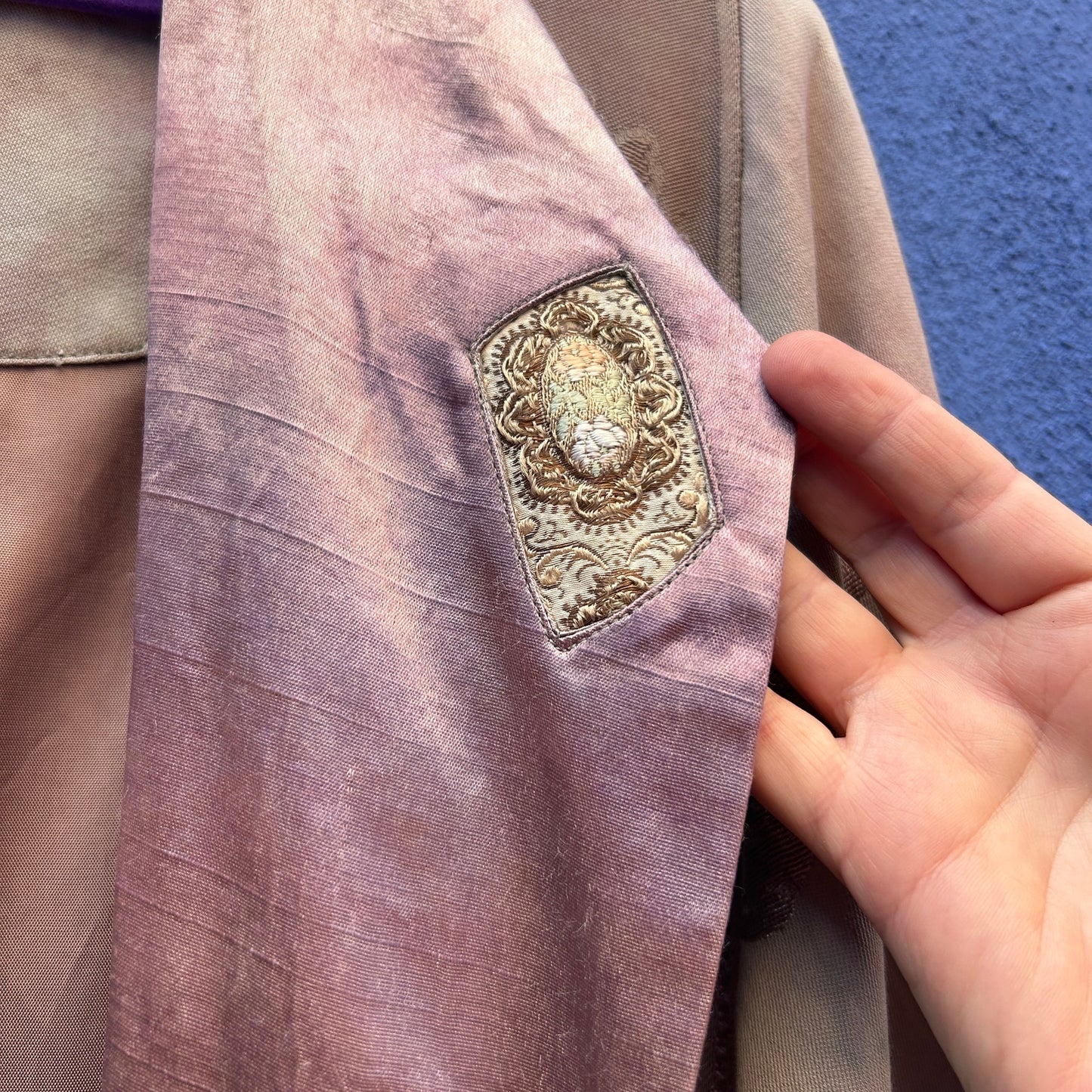 spain in america antique damask bespoke lagenlook duster