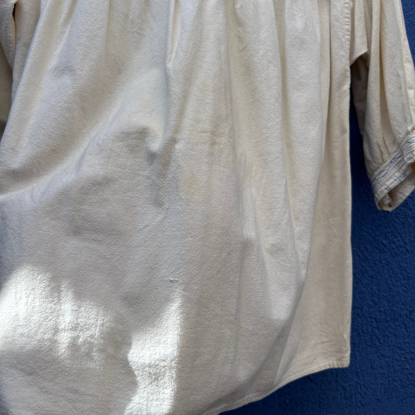 vintage cotton mexican embroidered peasant top