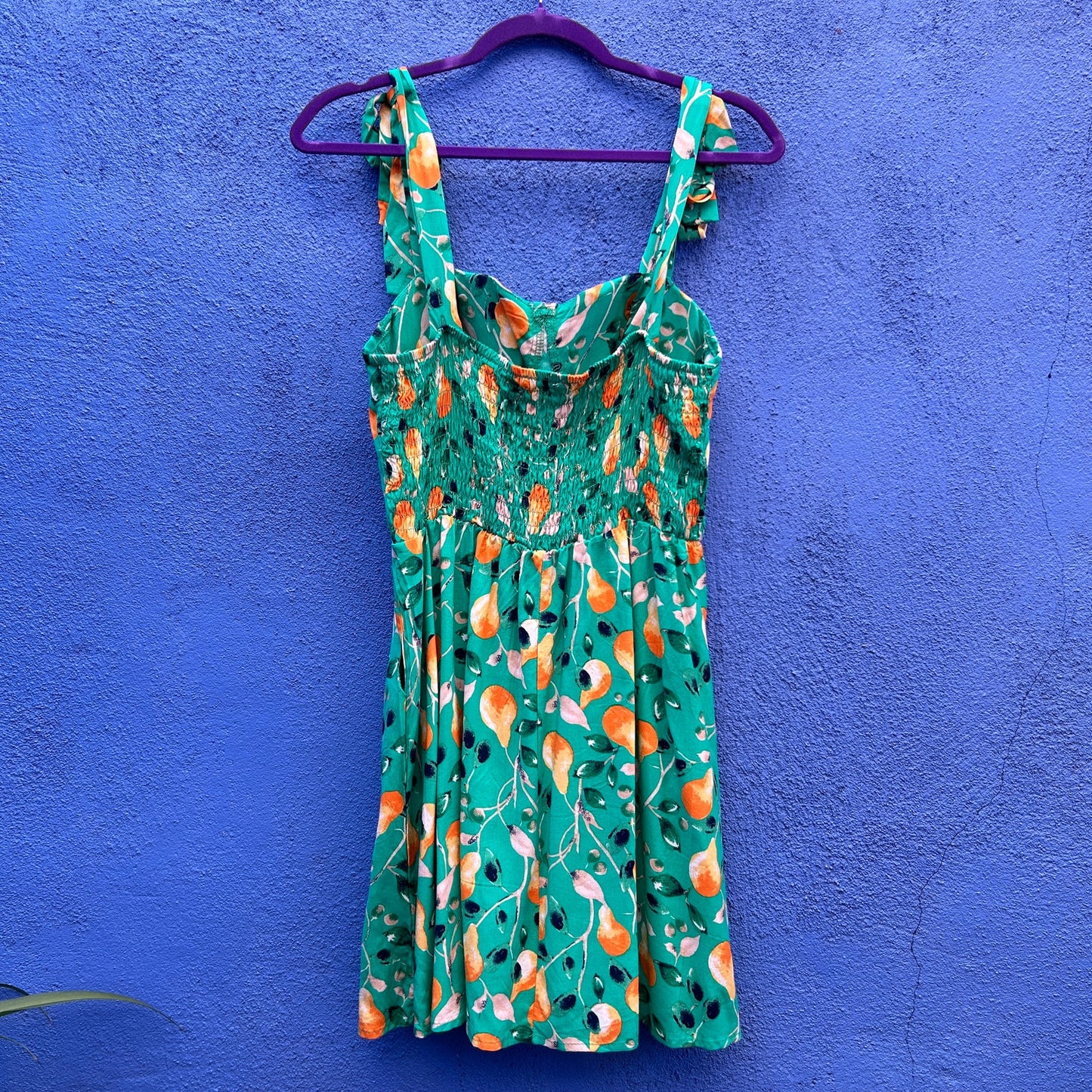 a.u.w. pear print bodice tank dress