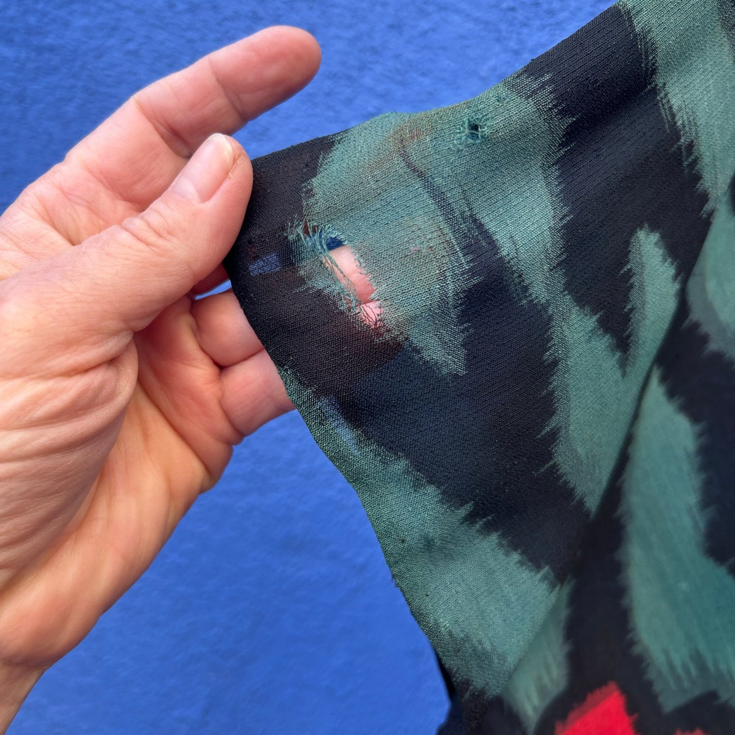 vintage antique handmade raw silk kimono robe