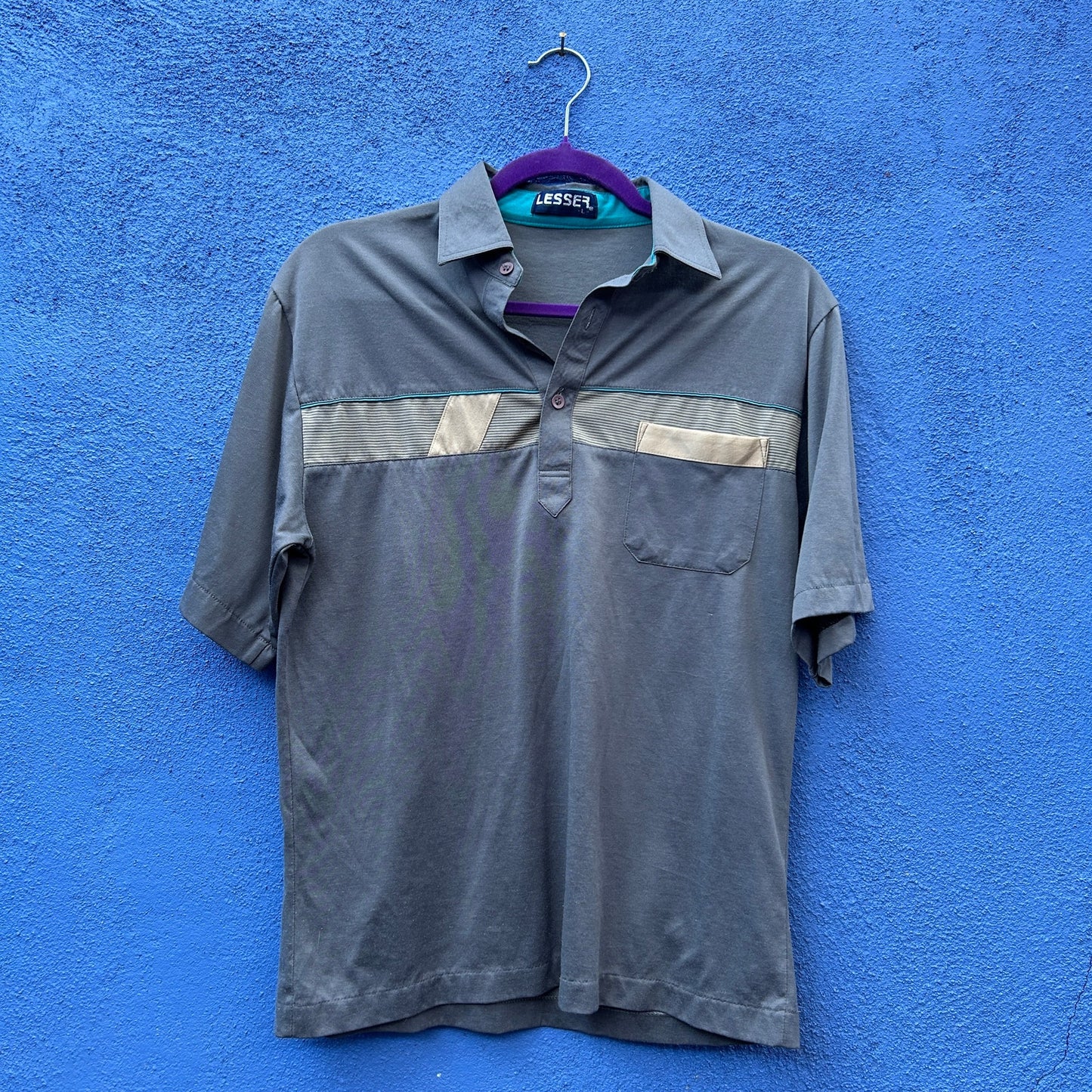 vintage 80s lesser polo shirt