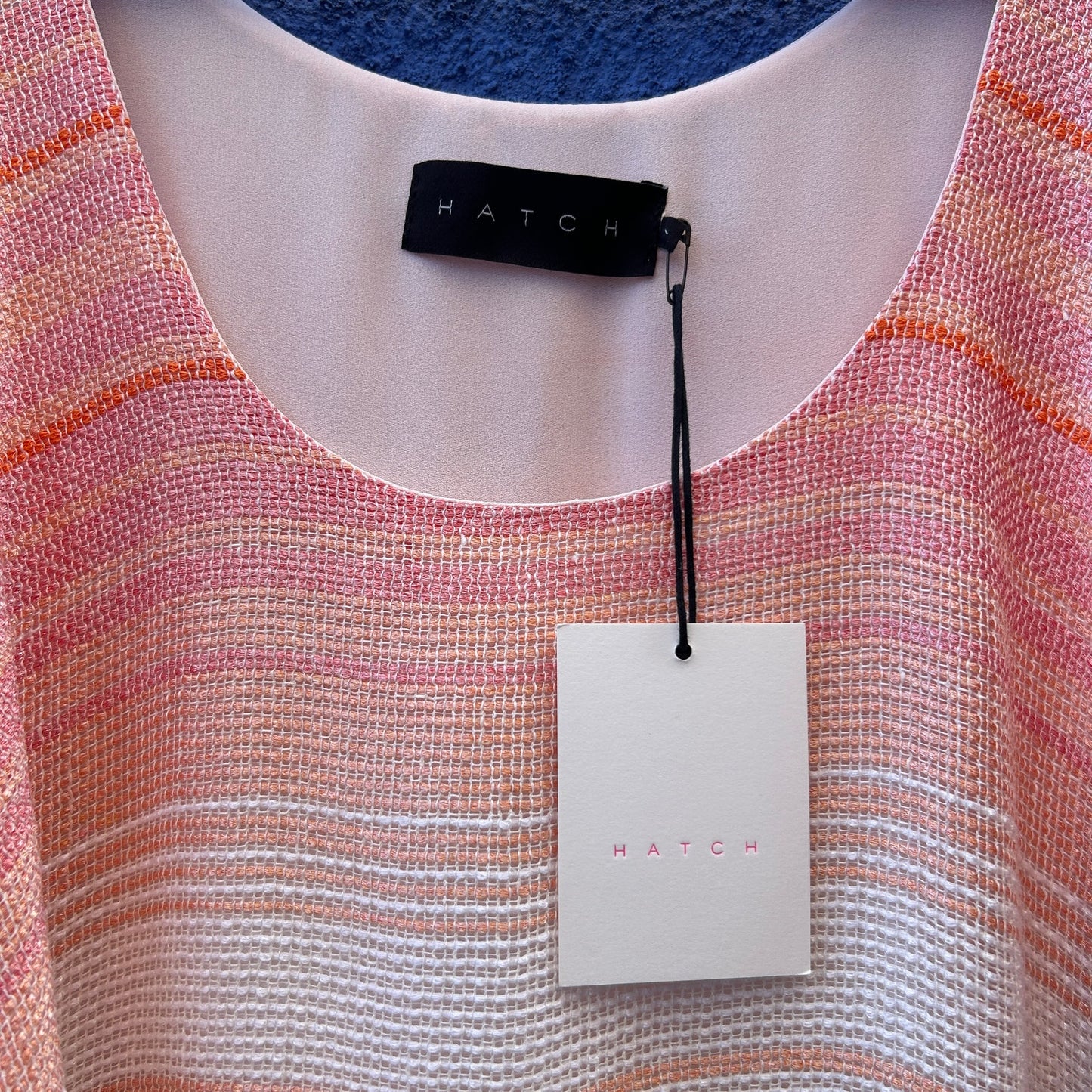 hatch collection loose weave cotton blend sleeveless maternity dress - nwt