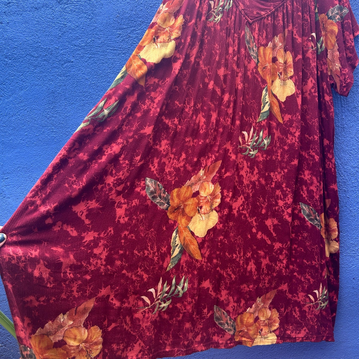 vintage 90s y2k p.t. style hippy lounge dress