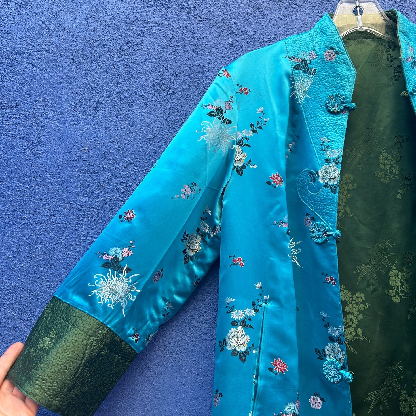 vintage chinese silk reversible jacket