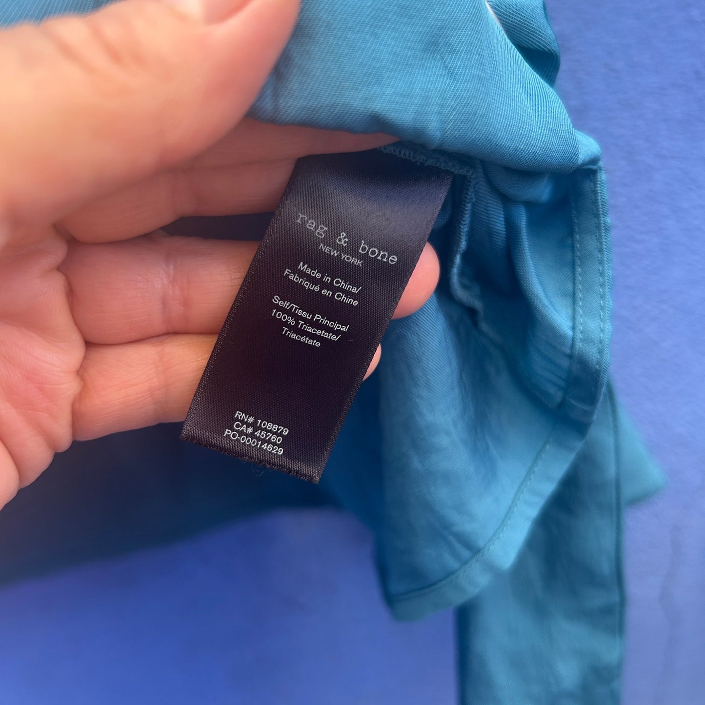 rag and bone felix popover surplice blouse