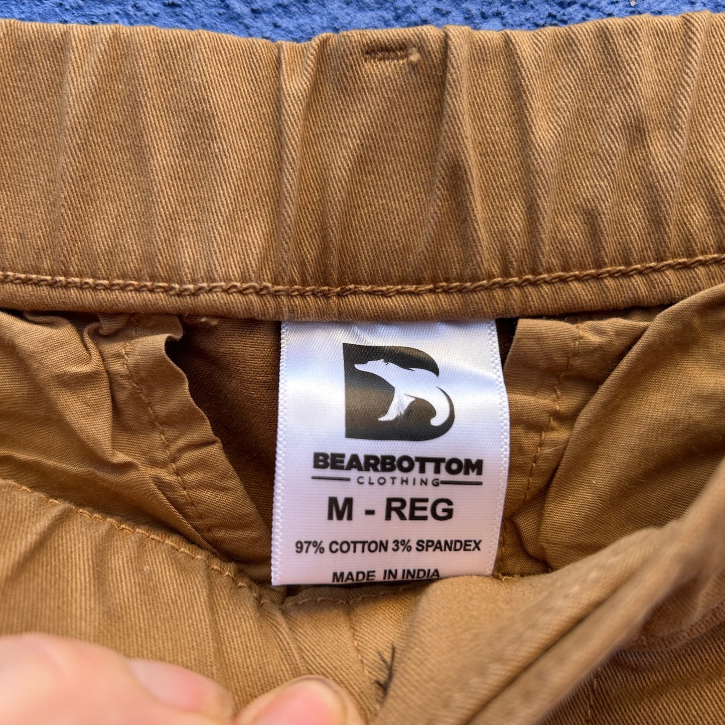 bearbottom tan joggers - NWT