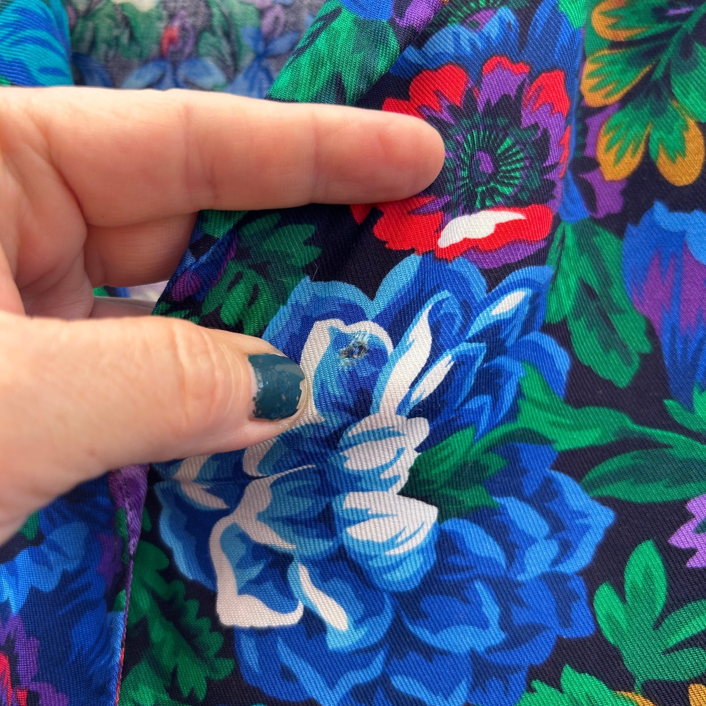 vintage john meyer floral button up