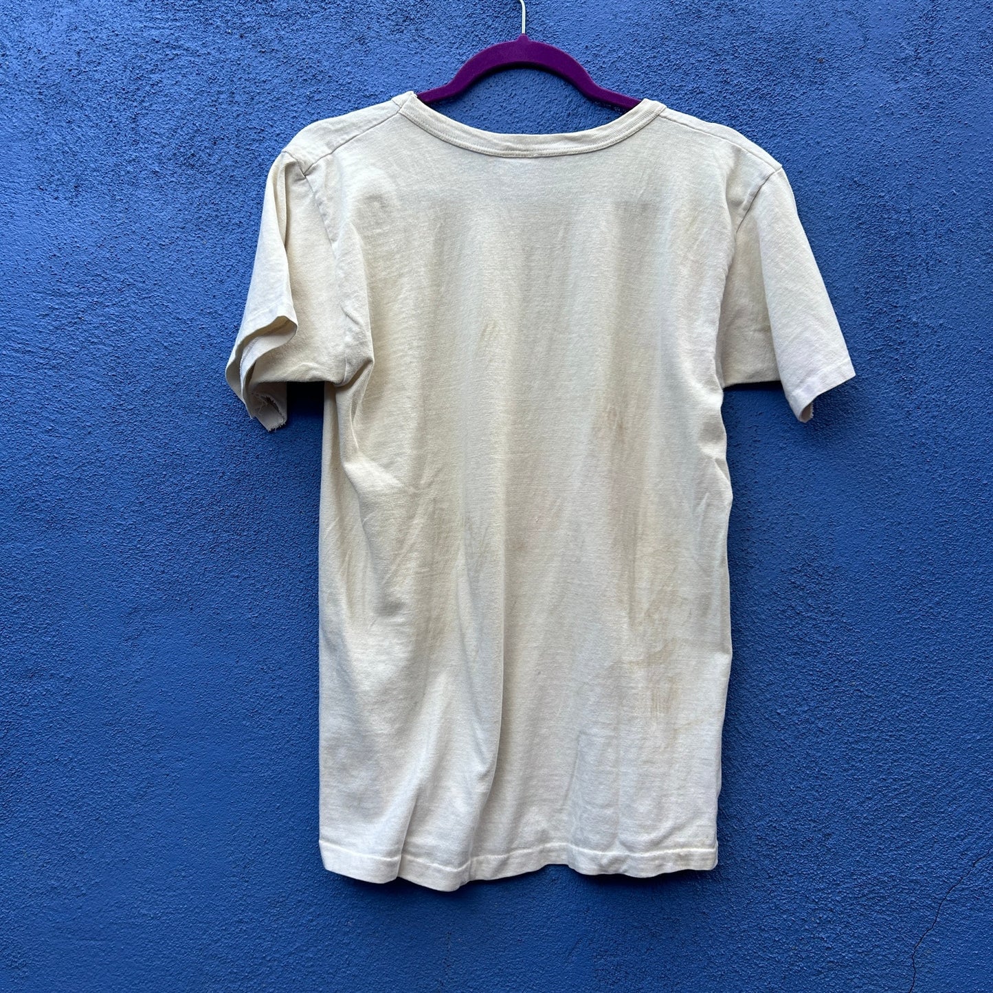 vintage starter 1985 patriots afc champions single stitch tee