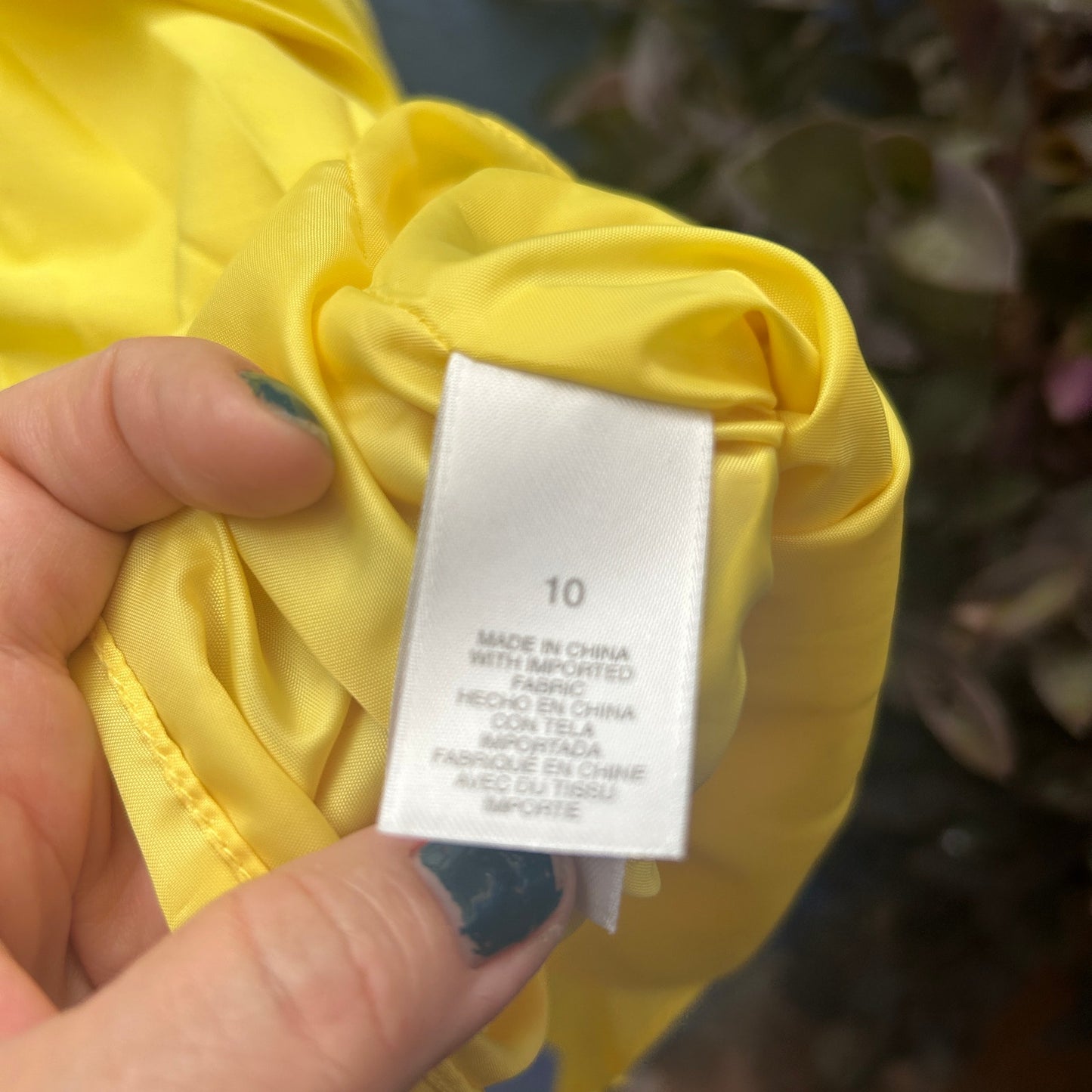 liz claiborne yellow cotton sundress