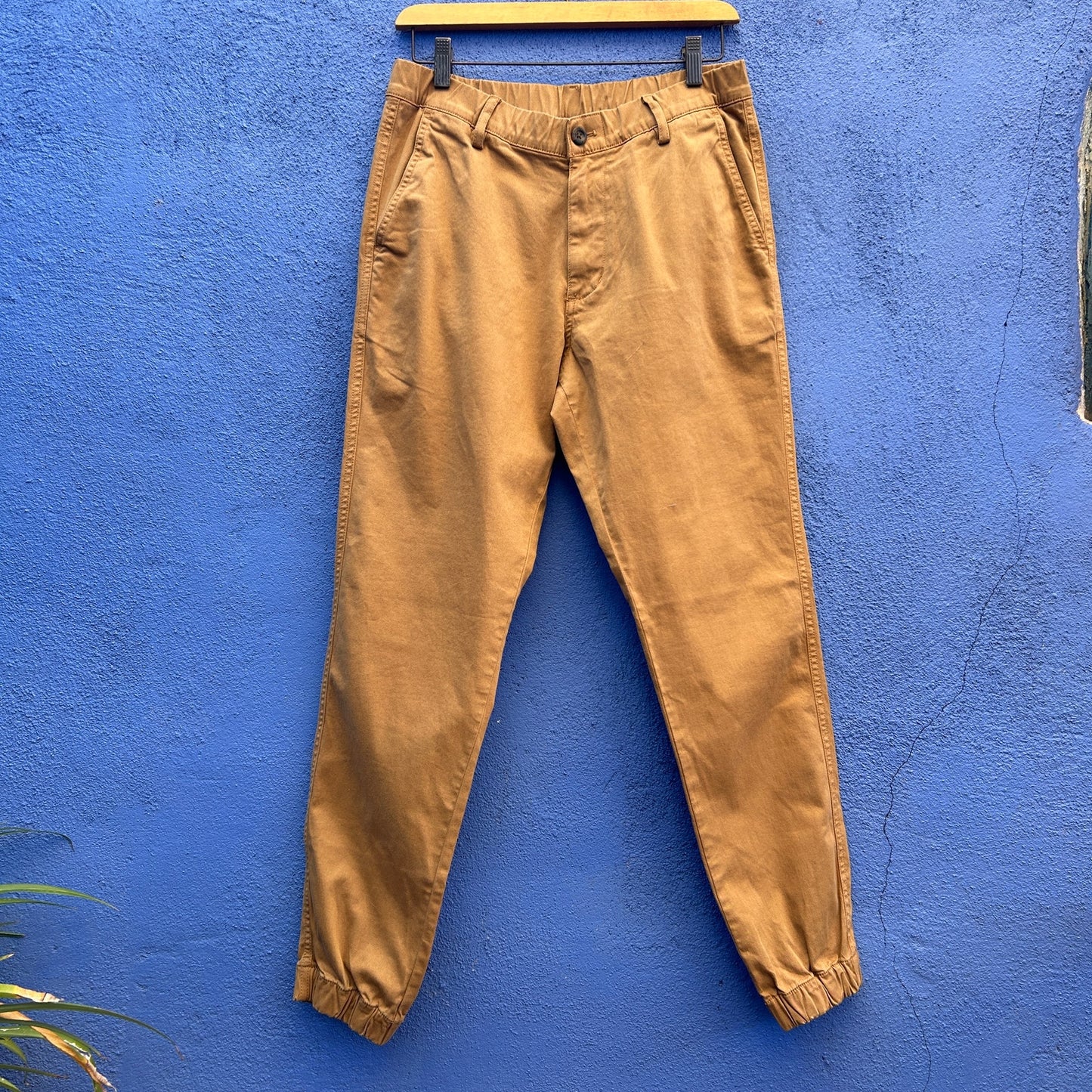 bearbottom tan joggers - NWT