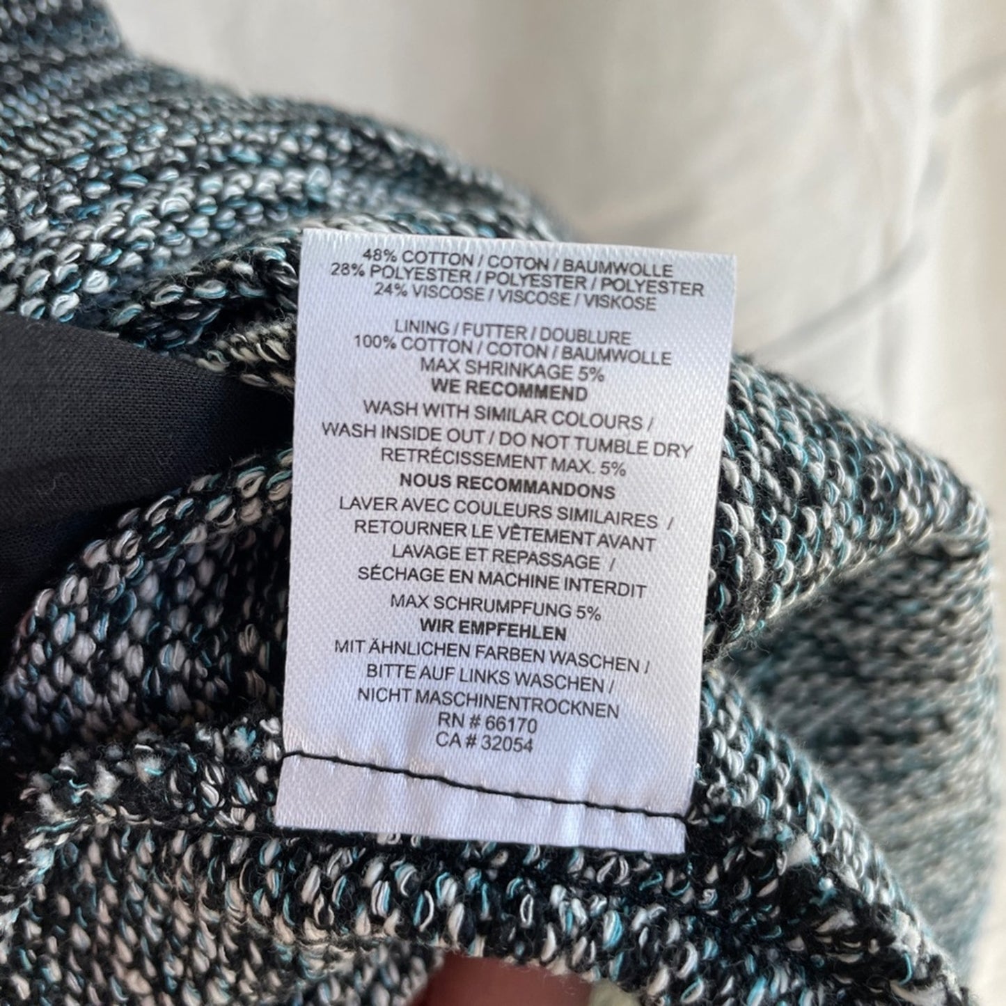 Ganni | Anthro Pinnacle Textured Tweed Sleeveless Pleated Ruffle Neck Dress