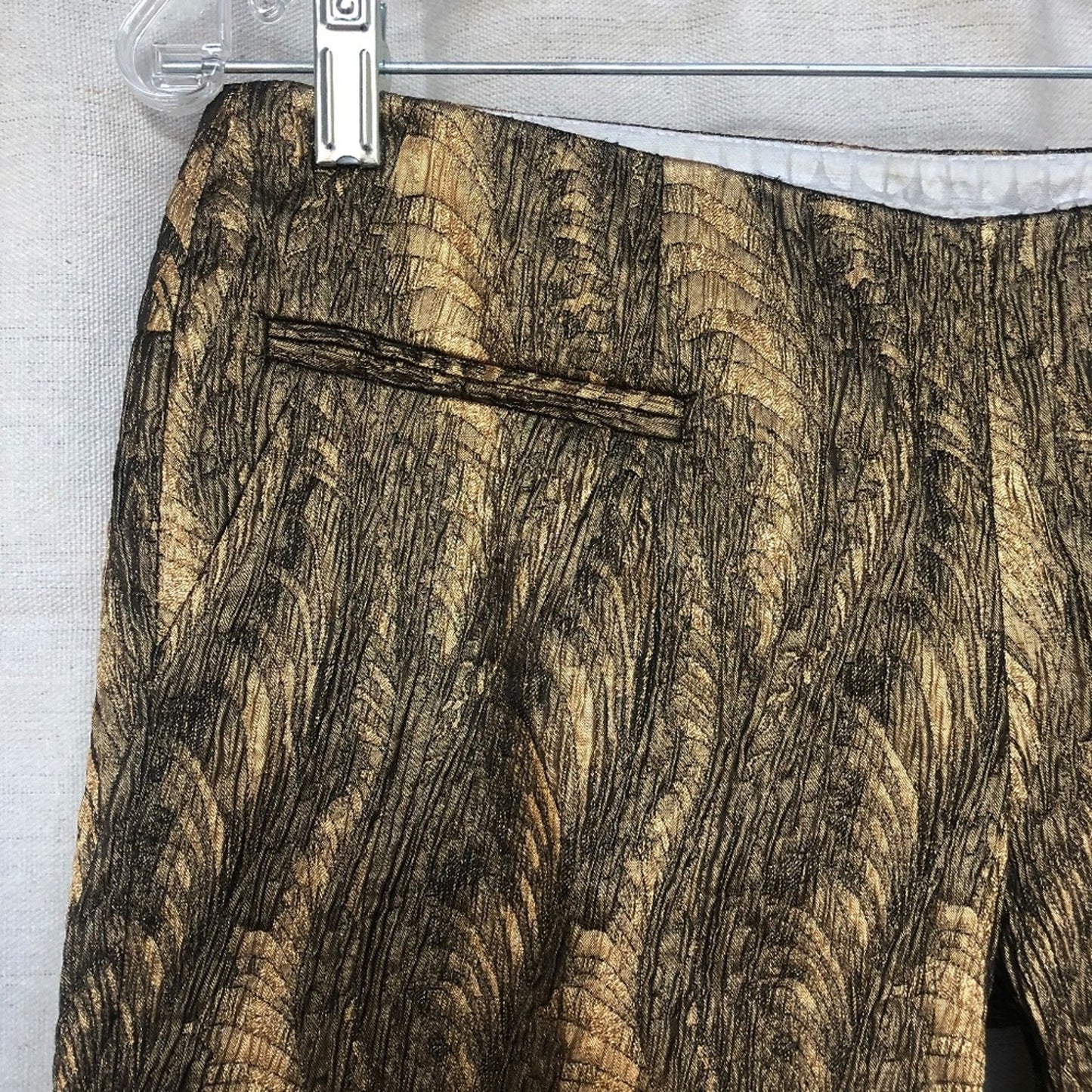 Alvin Valley Thirty-six Brocade Cigarette Pants