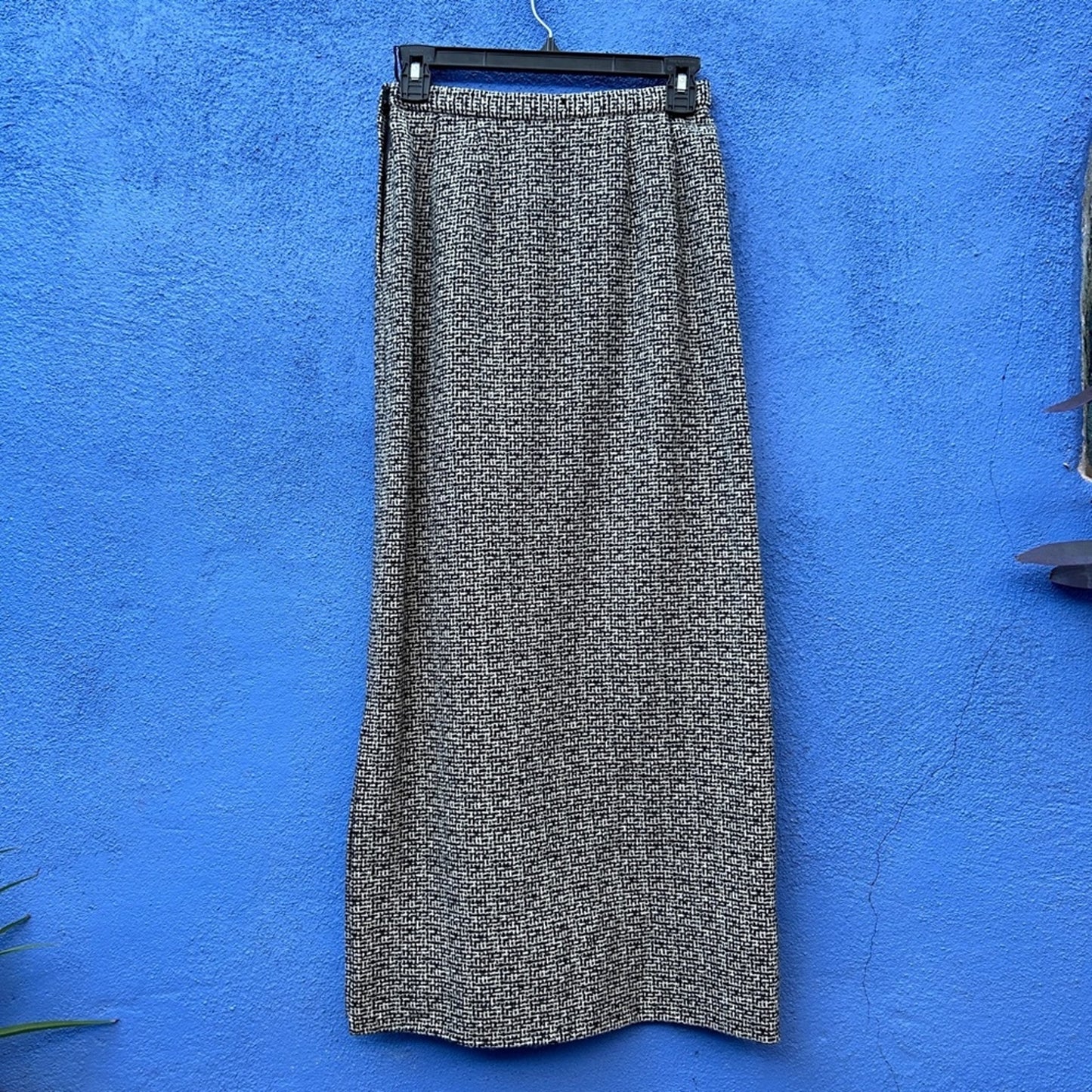 Vintage 50s 60s Hovland-Swanson Beaded Woven Wool Two Piece Cocktail Set