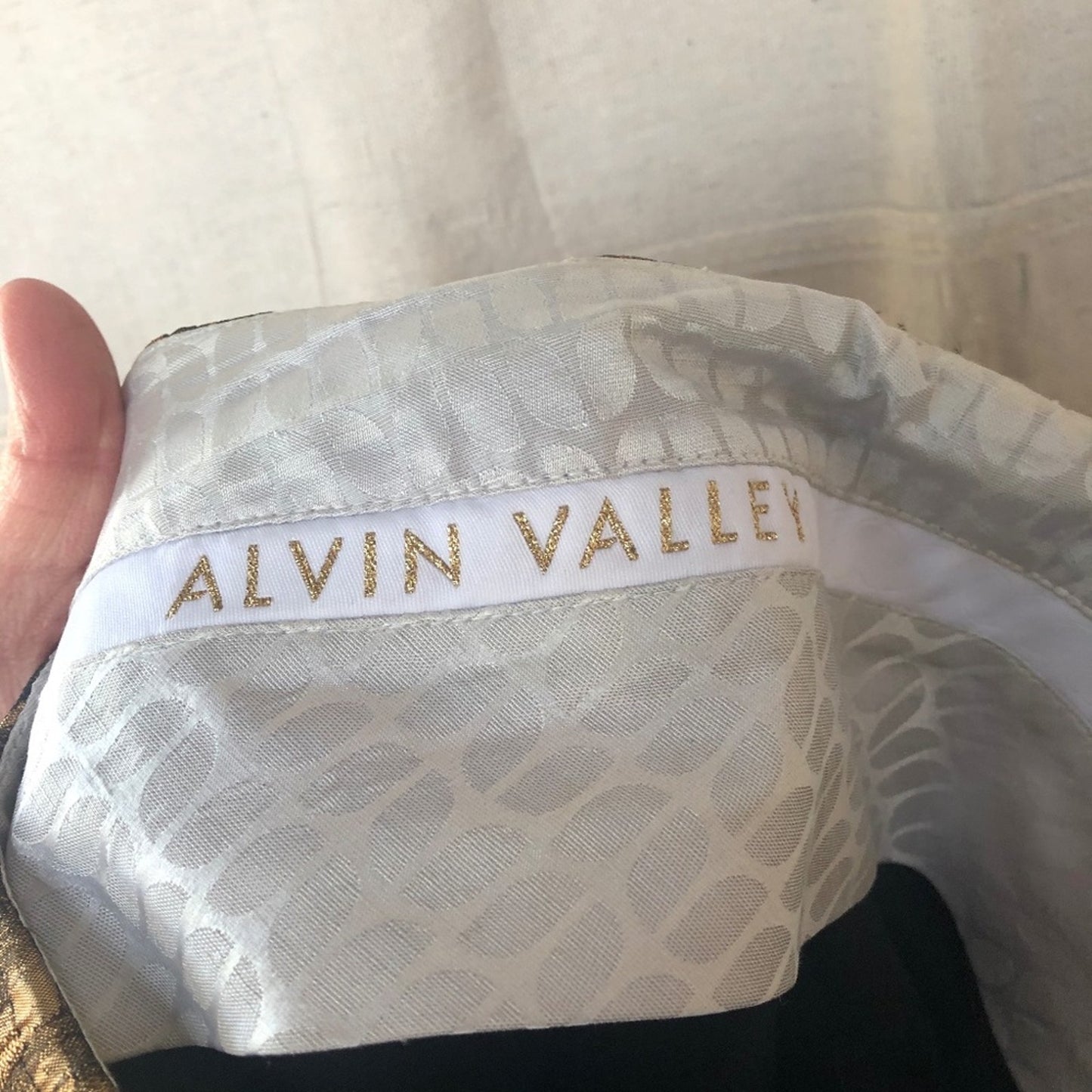 Alvin Valley Thirty-six Brocade Cigarette Pants
