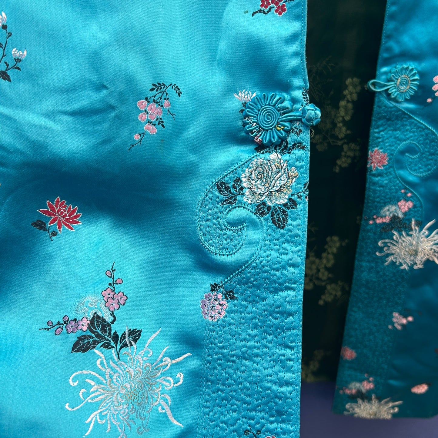vintage chinese silk reversible jacket