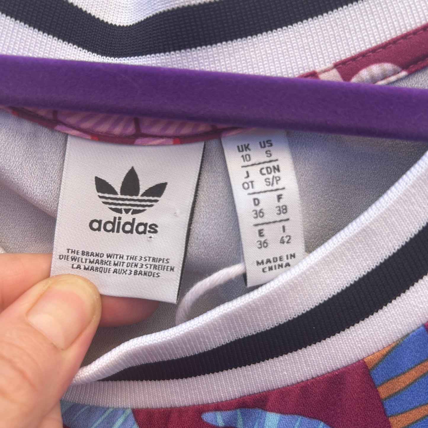 adidas pineapple and polka dot sleeveless dress