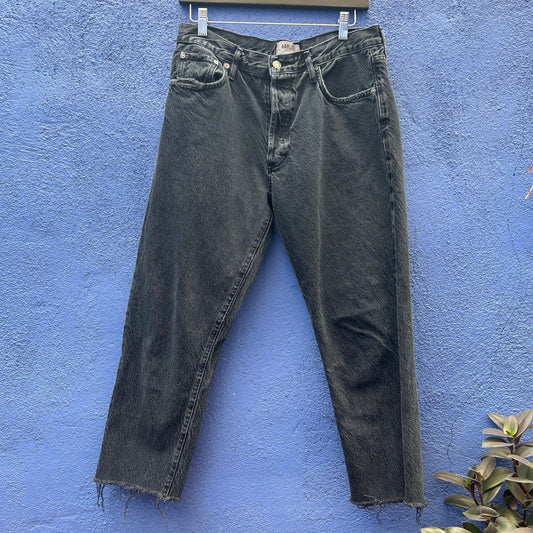 agolde faded black jamie jean