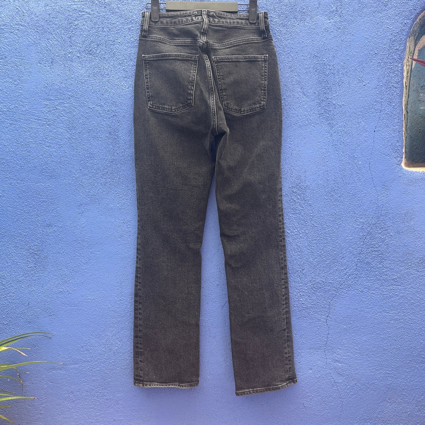 agolde faded black vintage jeans