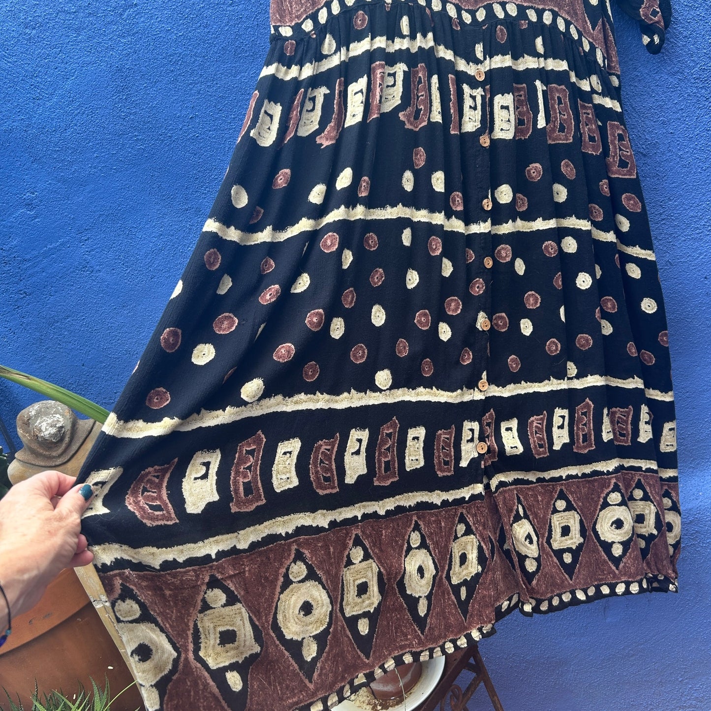 bila woman rayon market dress