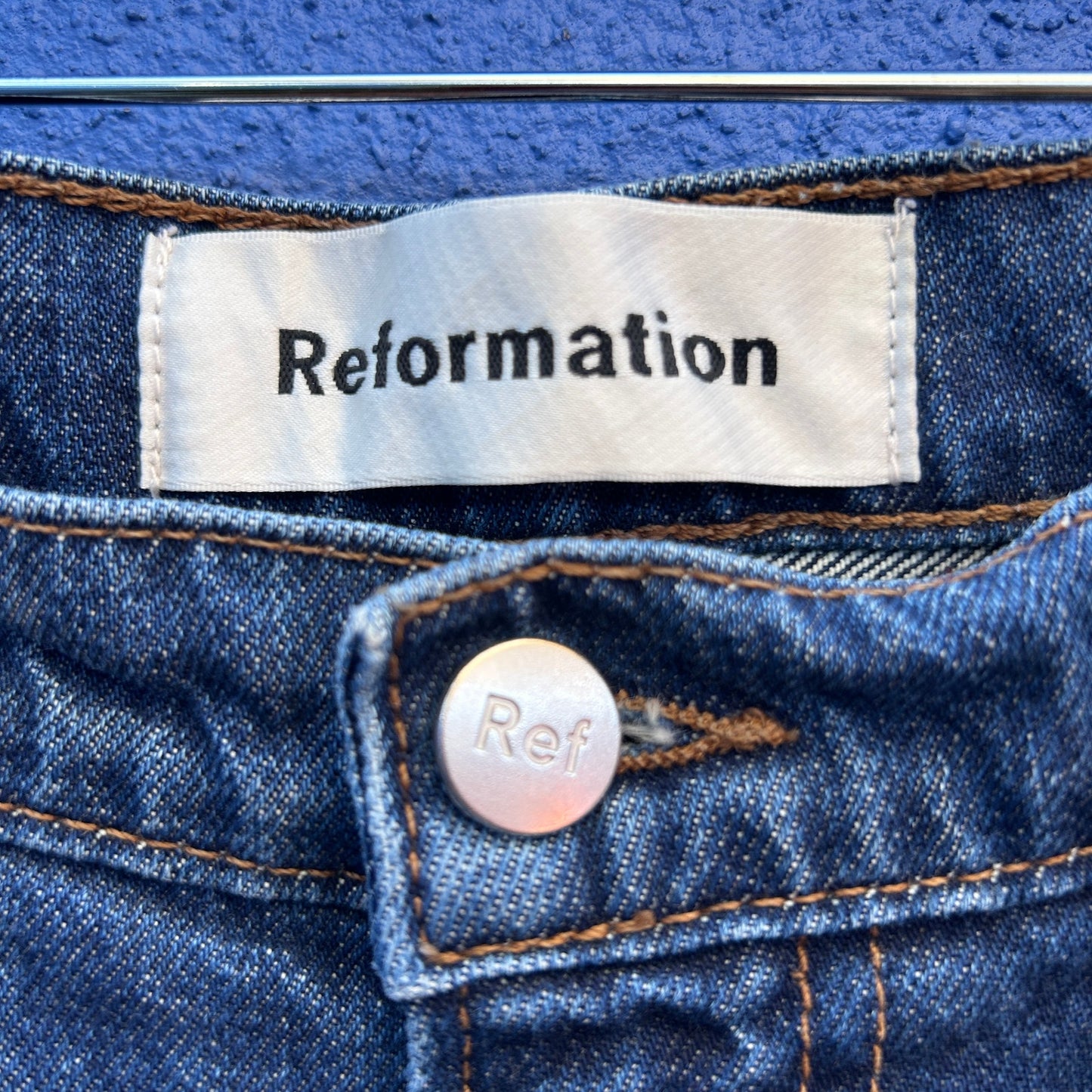 reformation julia high cigarette jean