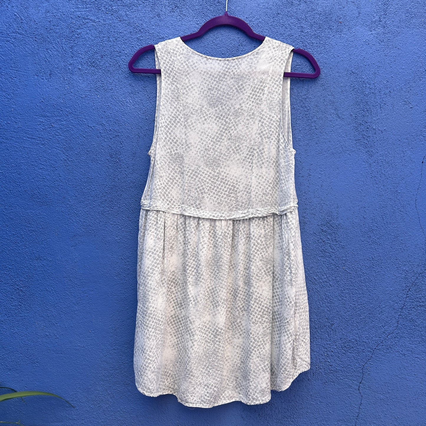 sleeveless rayon blend babydoll dress tunic