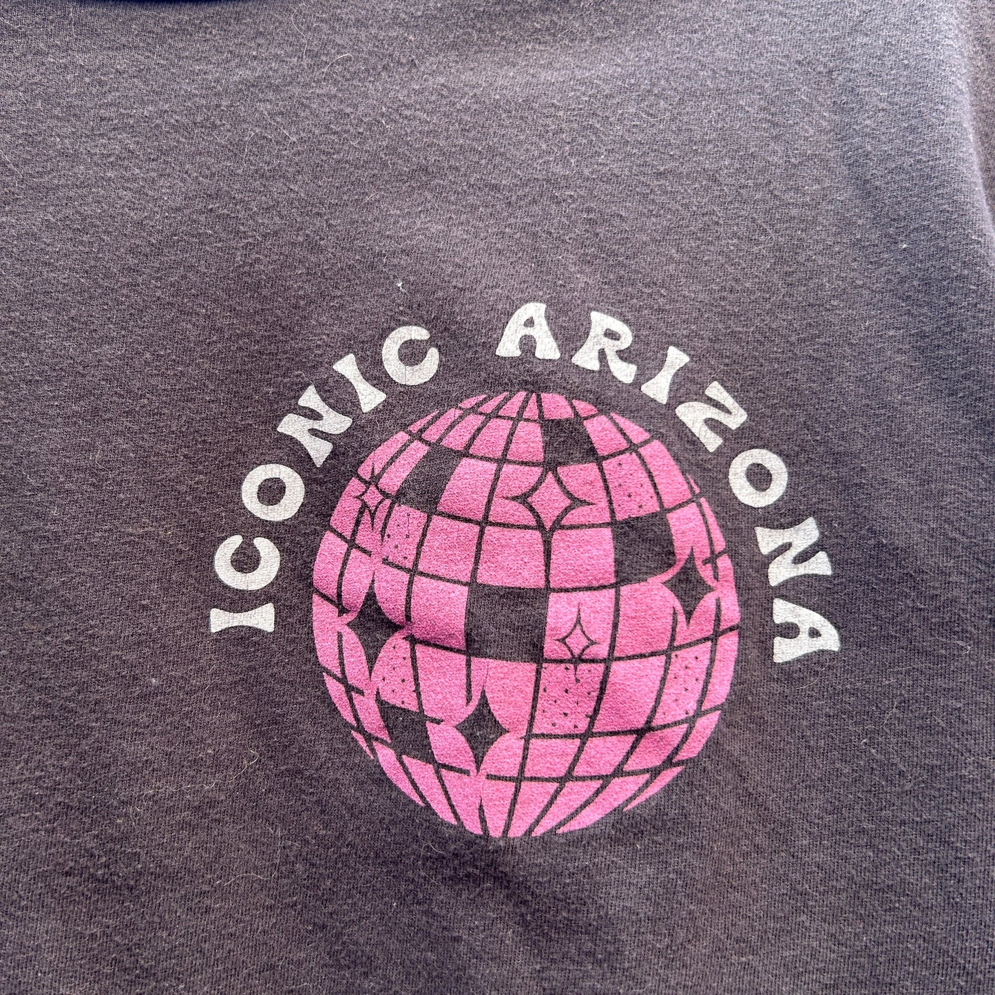 iconic arizona cropped graphic tee