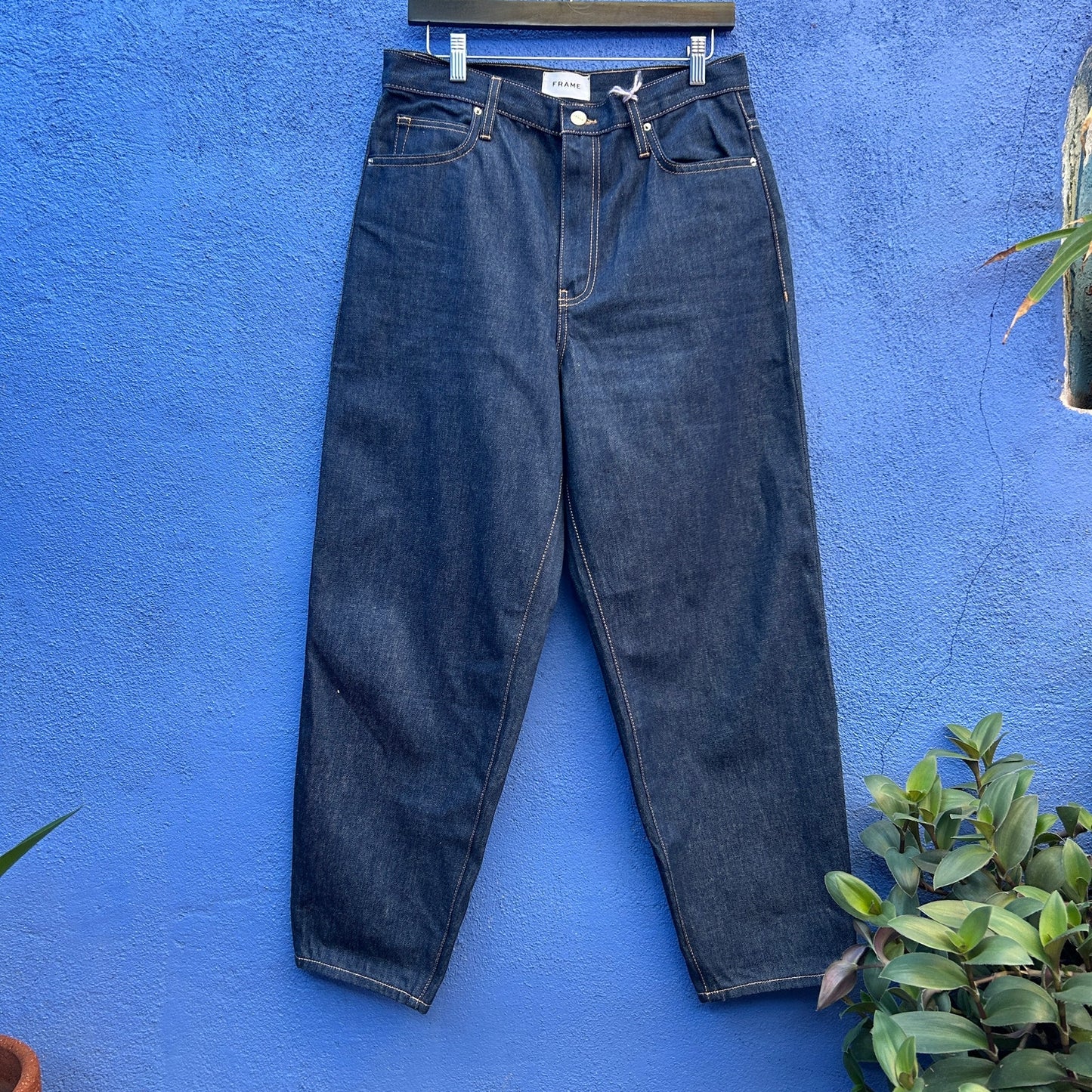 frame dark denim jean