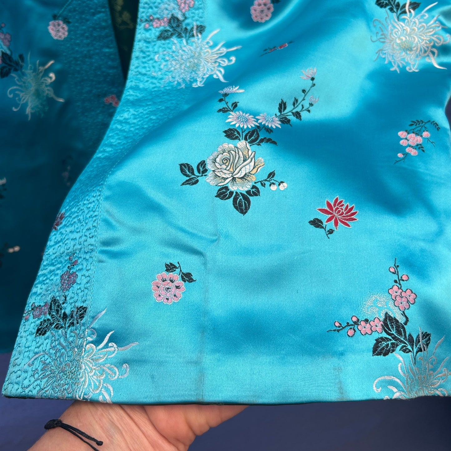 vintage chinese silk reversible jacket