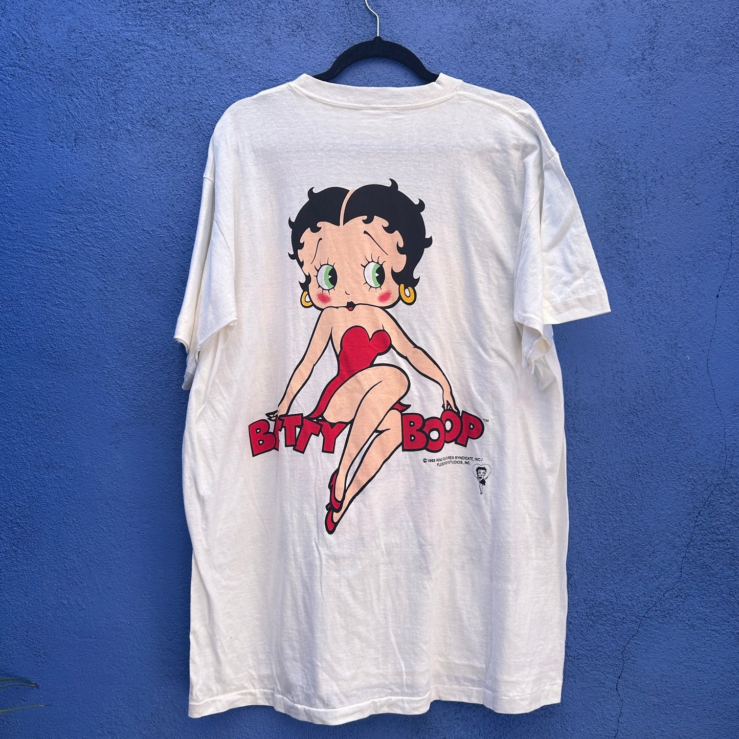 vintage 90s betty boop single stitch deadstock oversized tee